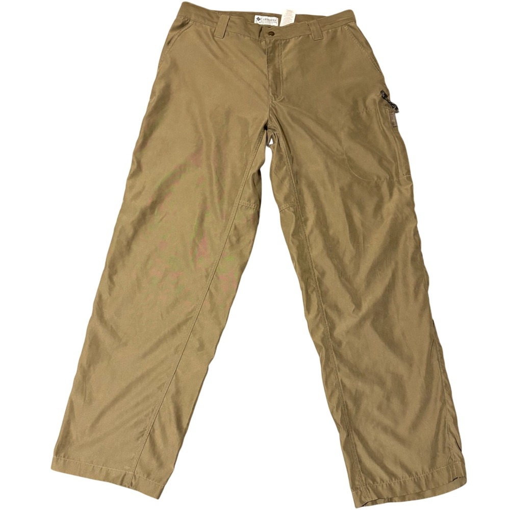 Columbia Sportswear Pants Mens 34x32 Khaki Outdoor Hiking XM8092 Utility Pocket